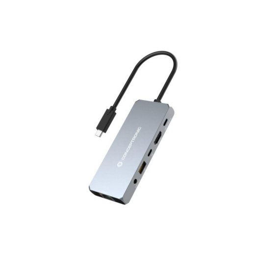 Dock Conceptronic DONN22G USB 3.2 Gen 2 Type-C 100W Cinzento Dock Conceptronic DONN22G USB 3.2 Gen 2 Type-C 100W Cinzento