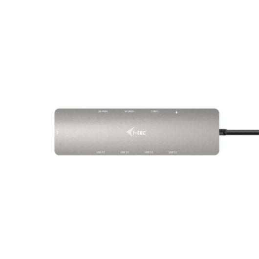 Docking Station USB-C i-tec Metal Nano 2x Display HDMI 100W PD + Cargador 100W Gris