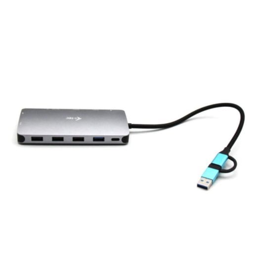 I-Tec Metal Nano Dock Estação de Acoplamento 3x Display Power Delivery 100W Prateada