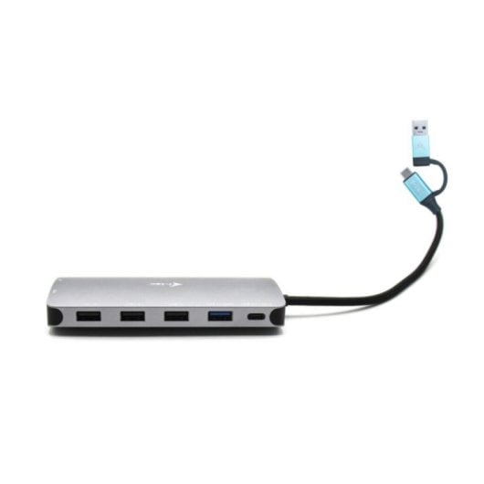 I-Tec Metal Nano Dock Estação de Acoplamento 3x Display Power Delivery 100W Prateada