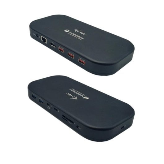Thunderbolt 3 USB-C Dual 4K Docking Station i-tec 60W Ethernet Schwarz