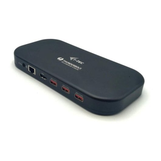 Thunderbolt 3 USB-C Dual 4K Docking Station i-tec 60W Ethernet Schwarz