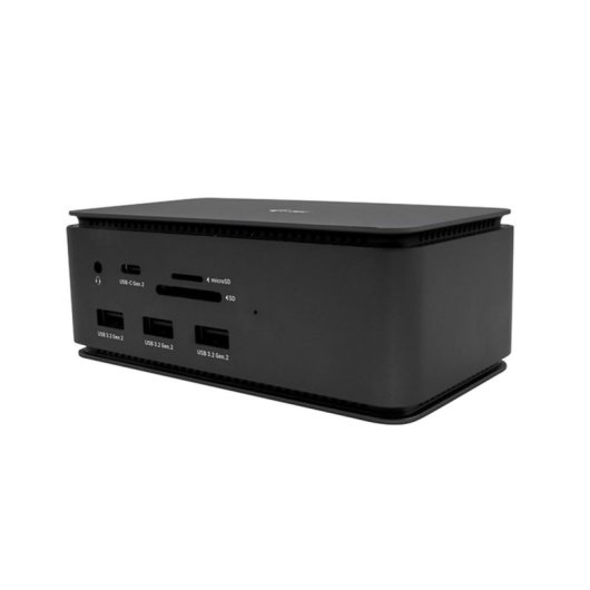 Docking station USB4 i-tec Metal Dual 4K HDMI DP + Power Delivery 80W Negro