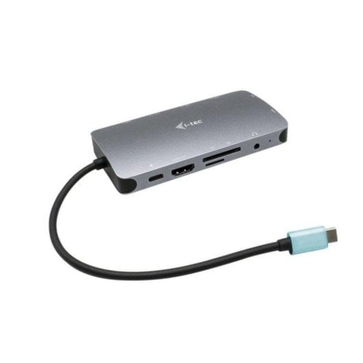 Docking Station I-Tec Metal Nano HDMI VGA LAN USB-C 112W Prateado Universal