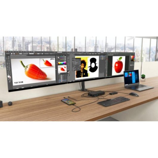 Station d'Accueil i-tec USB 3.0 / USB-C / Thunderbolt 3x 4K avec alimentation 100W