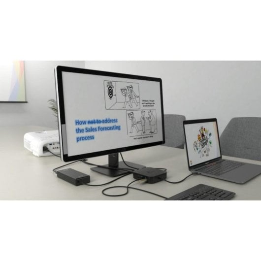Estación de acoplamiento i-tec Thunderbolt 3 Travel Dock Dual 4K 60W Negro Compacta