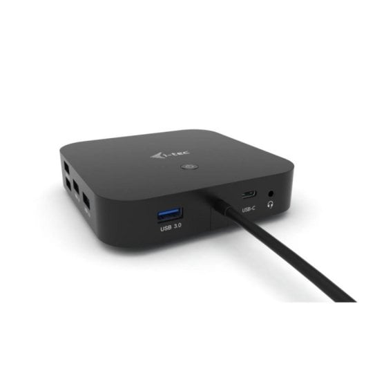 Station d'accueil USB-C i-tec avec Power Delivery 100 W, Alámbrico, 2 Moniteurs 4K, Noir
