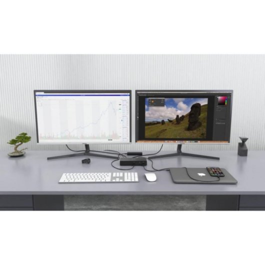 Docking Station i-tec Thunderbolt 3 USB-C Dual DisplayPort 8K PD 85W Negro Alámbrico