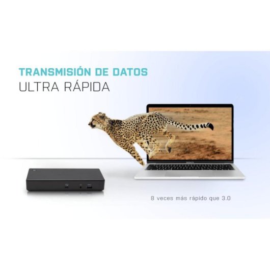 Docking Station i-tec Thunderbolt 3 USB-C Dual DisplayPort 8K PD 85W Negro Alámbrico