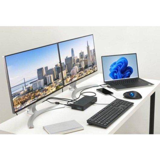 Replicador de ports Kensington SD4781P USB-C USB-A 4K Dual Display 100W Preto