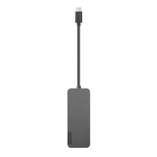 Hub USB Lenovo 4X90X21427 Type-C 4 Puertos USB 3.2 Gen 1 Gris 42g Windows ChromeOS