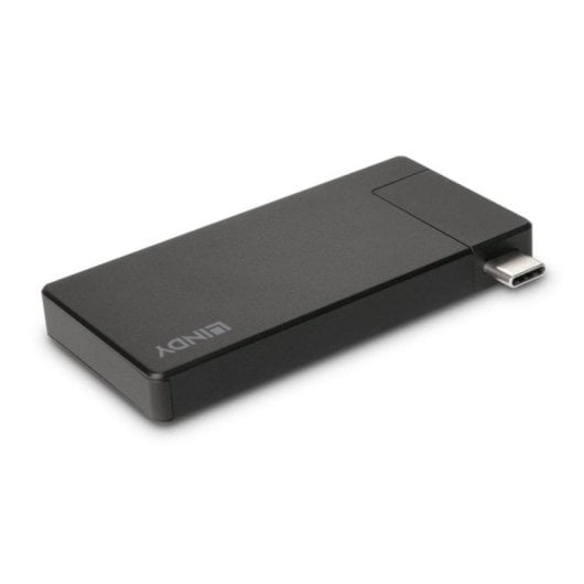 Lindy 43336 Adaptateur USB Type-C Alámbrico 60W HDMI 3840x2160 Noir