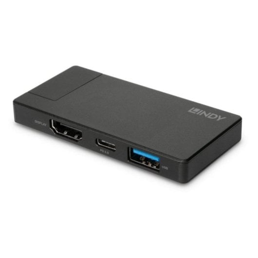 Lindy 43336 Adaptateur USB Type-C Alámbrico 60W HDMI 3840x2160 Noir