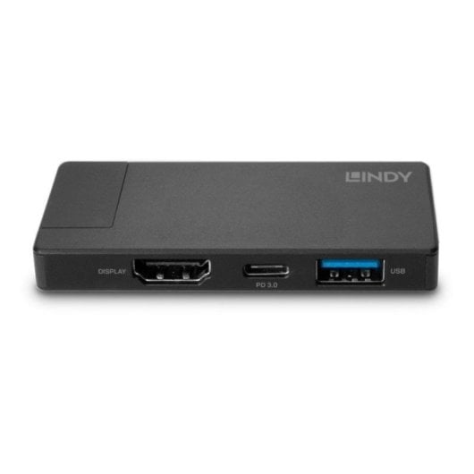 Lindy 43336 Adaptateur USB Type-C Alámbrico 60W HDMI 3840x2160 Noir