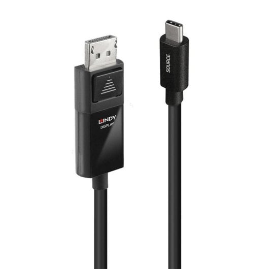 Adaptador Lindy 43342 USB Tipo C Negro Alta Resistencia Temp. -20-40°C Cert. FCC/CE