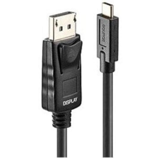 Adaptador de cable de vídeo Lindy 43342 USB Tipo C a DisplayPort 2 m Negro