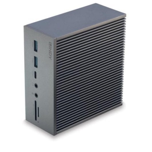 Lindy 43351 Docking Station USB-C com HDMI 4K, DisplayPort, Ethernet e Leitor SD Alumínio Cinzento
