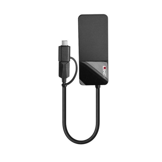 Lindy 43354 USB 3.2 Gen 1 Type-A + Type-C HDMI VGA Noir 60 Hz