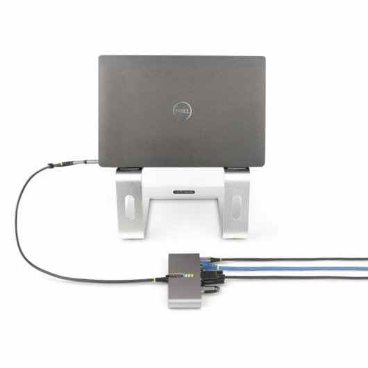 Concentrador USB StarTech.com HB31C2A1CS RS232 Ethernet Gigabit 2xUSB 100W PD Gris