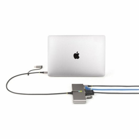 Concentrador USB StarTech.com HB31C2A1CS RS232 Ethernet Gigabit 2xUSB 100W PD Gris