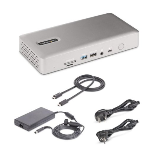 Docking Station Thunderbolt 4 StarTech USB 7xUSB HDMI 2xDP 2.5GbE PD 98W Gris