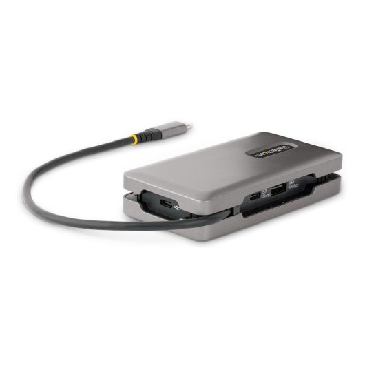 Adaptador Multipuertos USB-C StarTech.com DKM31CVMUOGS HDMI/DP 4K 60Hz 100W GbE