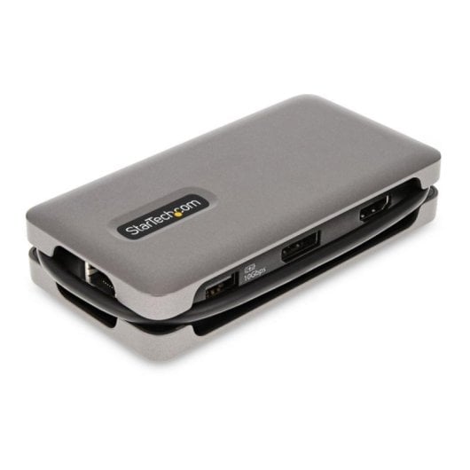 USB-C Multiport Adapter StarTech 4K 60Hz HDMI/DP 3 USB 3.2 Gen 2 Gigabit Ethernet 100W USB-PD