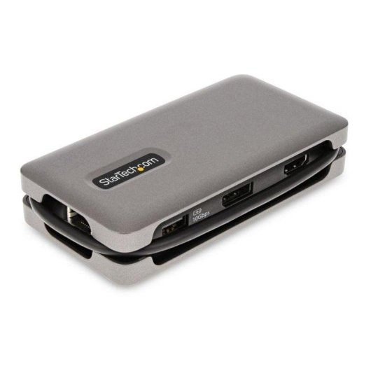Adaptador Multipuertos USB-C StarTech.com DKM31CVMUOGS HDMI/DP 4K 60Hz 100W GbE