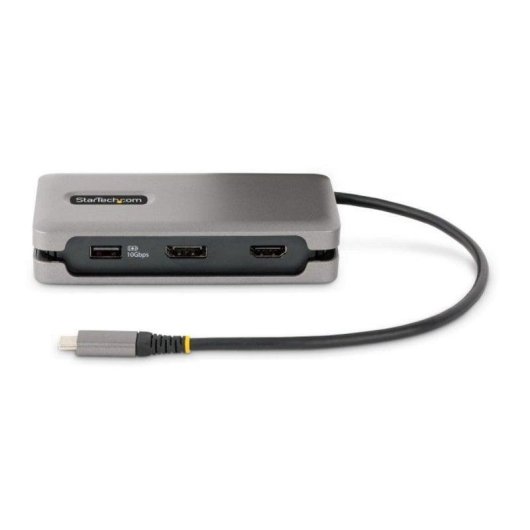 Adaptador Multipuertos USB-C StarTech.com DKM31CVMUOGS HDMI/DP 4K 60Hz 100W GbE