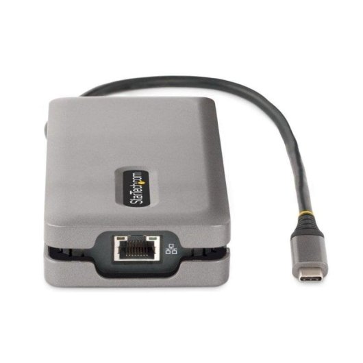 Adaptador Multipuertos USB-C StarTech.com DKM31CVMUOGS HDMI/DP 4K 60Hz 100W GbE