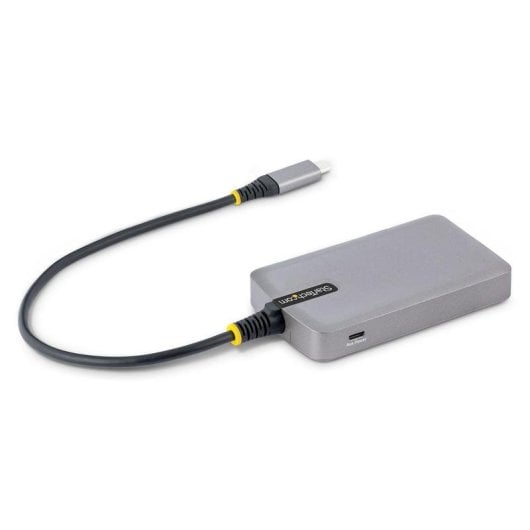 Hub USB-C StarTech VL817 3 USB-A Ports 5Gbps Gigabit Ethernet 30cm Grau