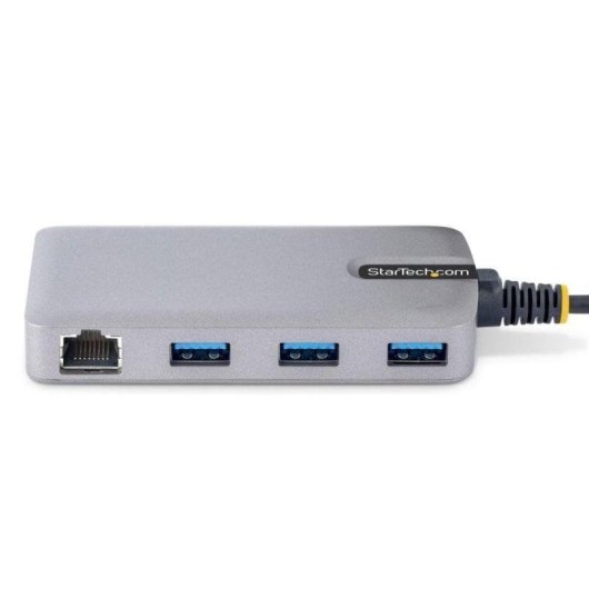 Hub USB-C StarTech VL817 3 USB-A Ports 5Gbps Gigabit Ethernet 30cm Grau
