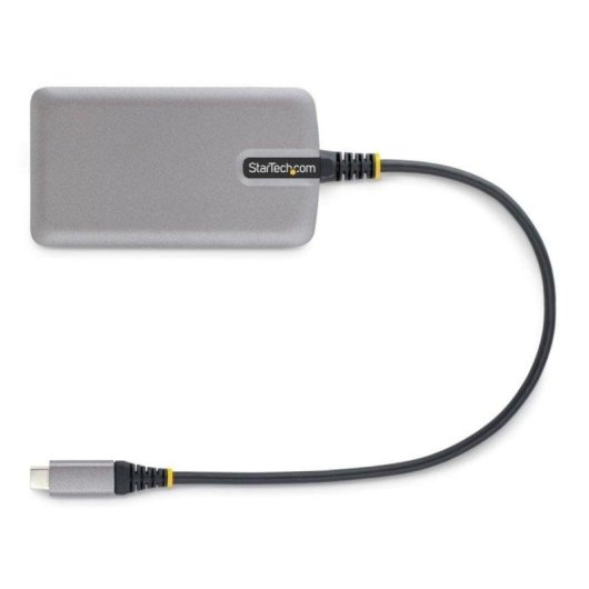 Hub USB-C StarTech VL817 3 USB-A Ports 5Gbps Gigabit Ethernet 30cm Grau
