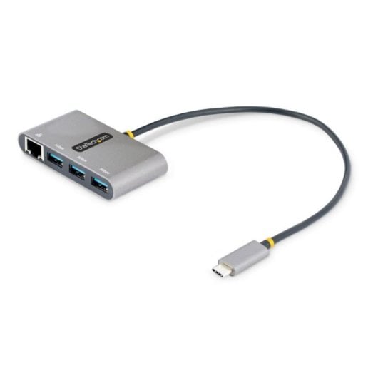 Hub USB-C con Ethernet Gigabit 3 Porte USB-A 3.2 Gen 1 5Gbps Cavo 30cm Hub USB-C con Ethernet Gigabit 3 Porte USB-A 3.2 Gen 1 5Gbps Cavo 30cm