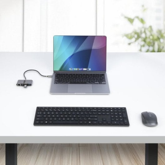 Hub USB-C con Ethernet Gigabit 3 Porte USB-A 3.2 Gen 1 5Gbps Cavo 30cm Hub USB-C con Ethernet Gigabit 3 Porte USB-A 3.2 Gen 1 5Gbps Cavo 30cm