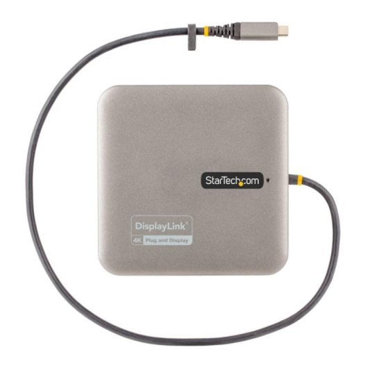 Dock USB-C StarTech Hub 2 Puertos USB 3.2 Gen 2 10Gbps HDMI Duplo 4K 60Hz PD 100W