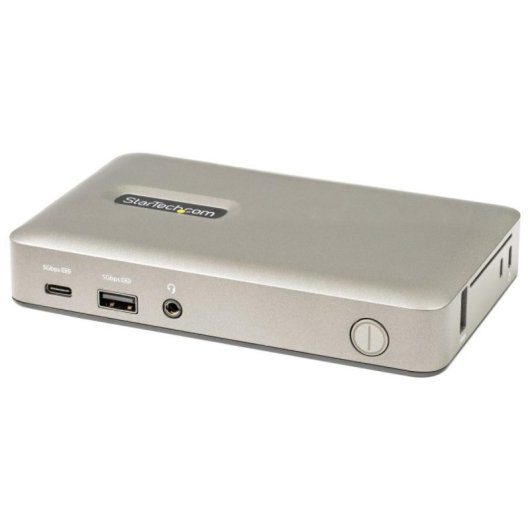 Docking Station StarTech USB-C DisplayPort 4K65W VGA Hub 4 Puertos PD 65W Gris