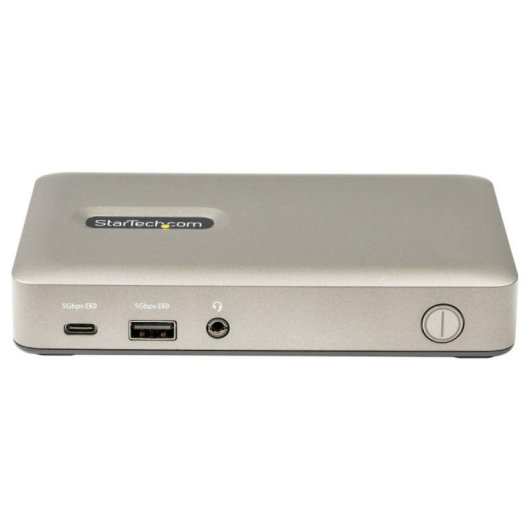 Docking Station StarTech USB-C DisplayPort 4K65W VGA Hub 4 Puertos PD 65W Gris