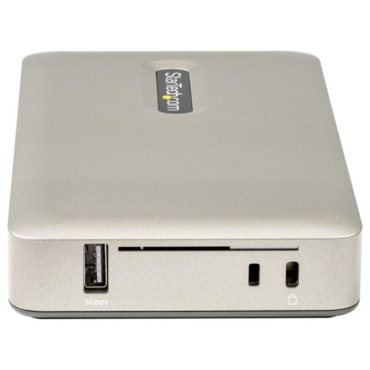 Docking Station StarTech USB-C DisplayPort 4K65W VGA Hub 4 Puertos PD 65W Gris
