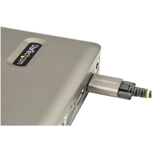 Docking Station StarTech USB-C DisplayPort 4K65W VGA Hub 4 Puertos PD 65W Gris