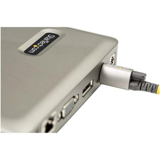Docking Station StarTech USB-C DisplayPort 4K65W VGA Hub 4 Puertos PD 65W Gris