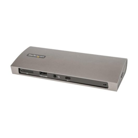 Docking Station StarTech Thunderbolt 4 96W PD 3xTB4/3xUSB-A/SD/Ethernet Negro Gris