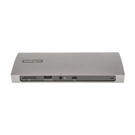 Docking Station StarTech Thunderbolt 4 96W PD 3xTB4/3xUSB-A/SD/Ethernet Negro Gris