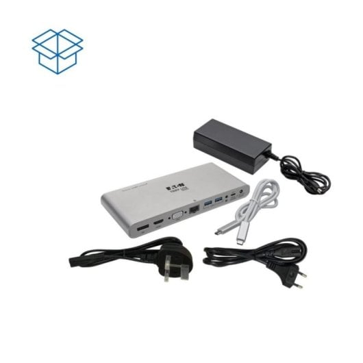 Dockingstation Tripp Lite U442-DOCK4-INT USB-C 3.2 Gen 2 100W Ethernet 4K Grau