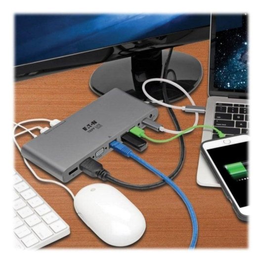 Base de acoplamiento Tripp Lite U442-DOCK4-INT USB-C 100W 4K Ultra HD