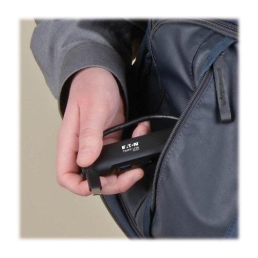 Adaptateur USB-C Tripp Lite U460-003-3A1GB Ethernet Gigabit 3xUSB 3.1 Gen1 Noir