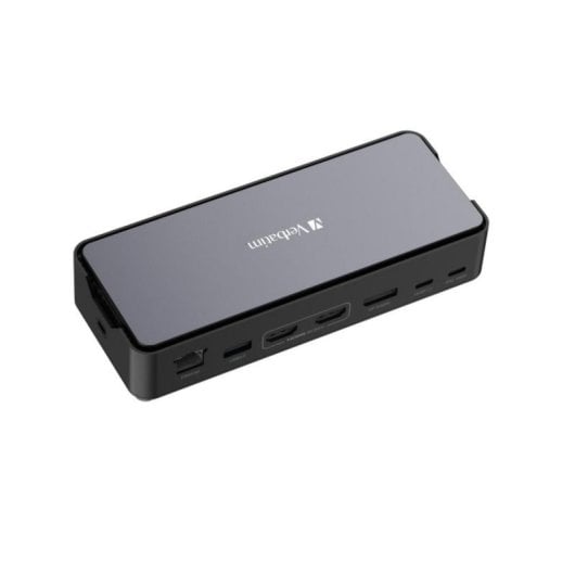 Verbatim CDS-15S Docking Station USB-C 100W 8K HDMI DisplayPort 10Gbps NVMe SD RJ45 ABS Alumínio