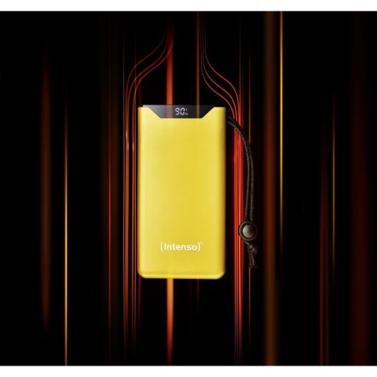 Bateria externa Intenso 7332039 de polímero de lítio 10000 mAh amarela