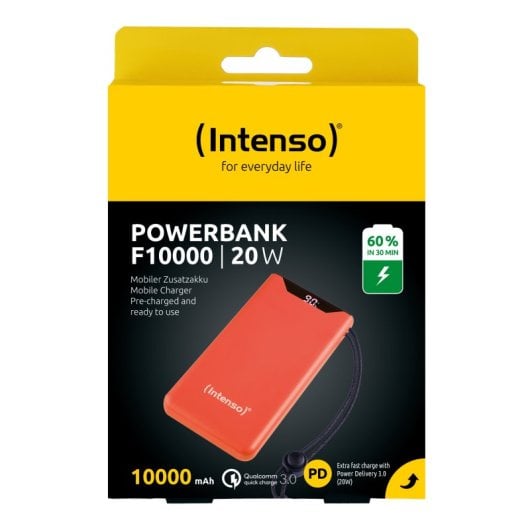 Intenso 7332038 batería externa Polímero de litio 10000 mAh Naranja