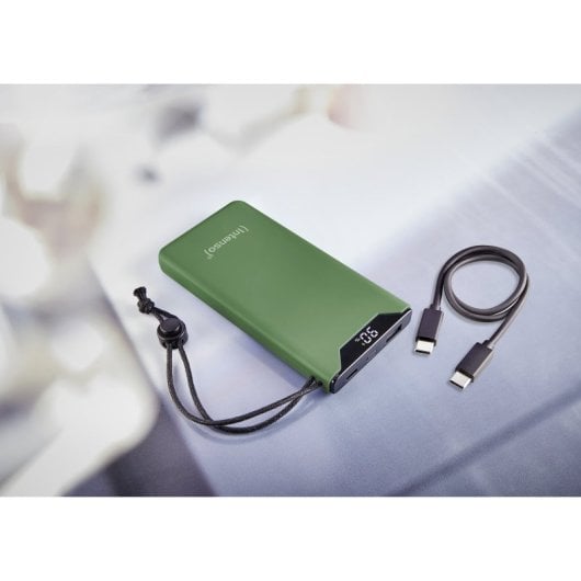 Bateria externa Intenso 7332037 de polímero de lítio 10000 mAh verde
